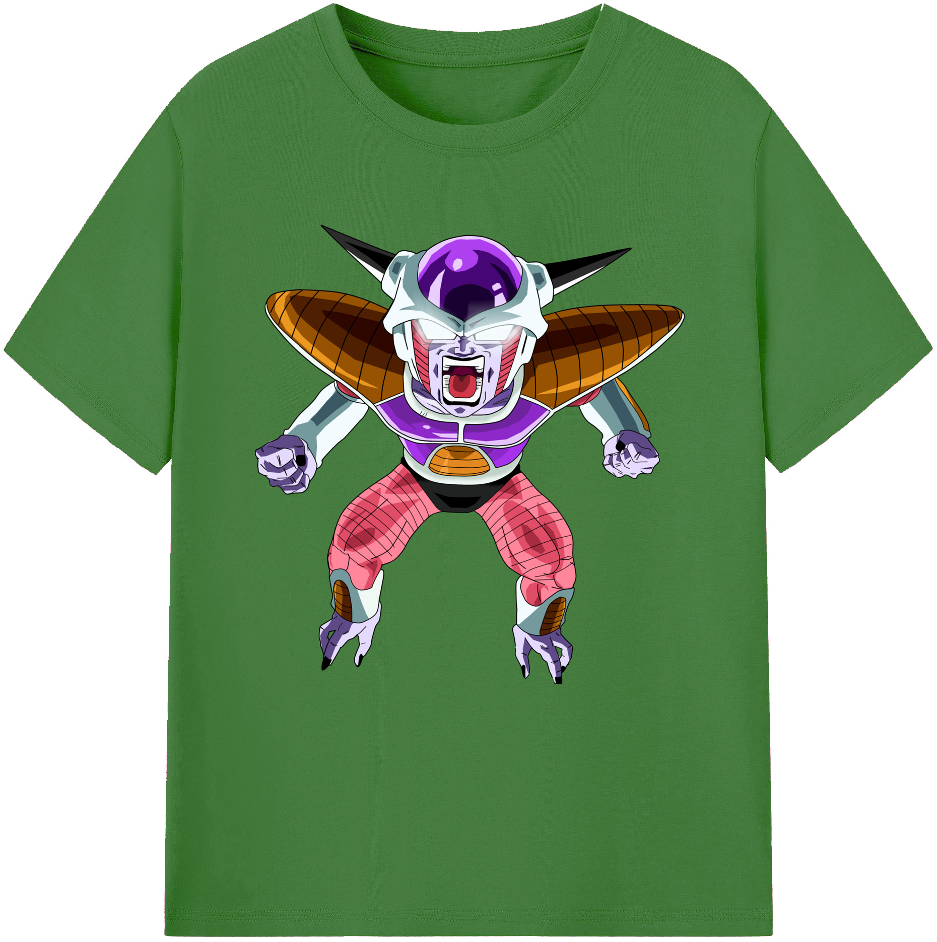 （画像用） ドラゴンボール フリーザ DRAGON BALL Frieza レディースカジュアルプリントTシャツ（綿100％）